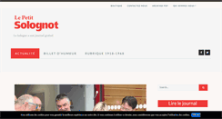 Desktop Screenshot of lepetitsolognot.fr